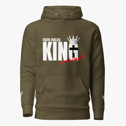 Faith-Fueled King Hoddie Crossroads Creations