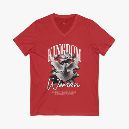 Kingdom Woman V-Neck Tee Printify