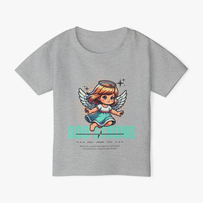 God Strong Toddler Tee Printify