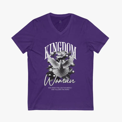 Kingdom Woman V-Neck Tee Printify