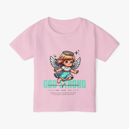 God Strong Toddler Tee Printify