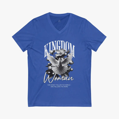 Kingdom Woman V-Neck Tee Printify