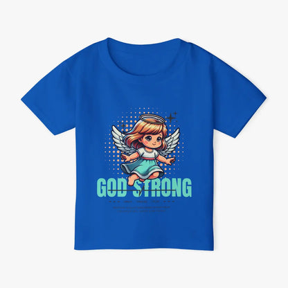 God Strong Toddler Tee Printify