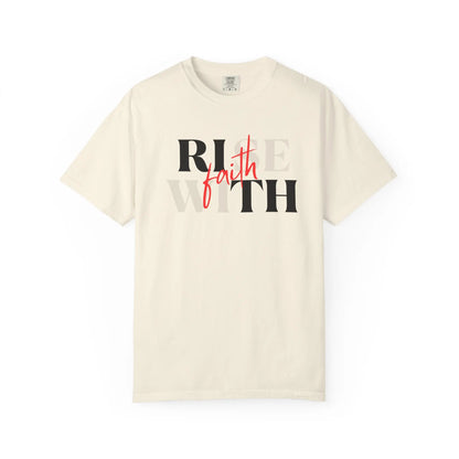 "Rise With Faith" - Inspirational Tee Printify