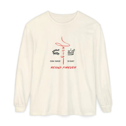 He Reigns Forever Mens Tee Printify