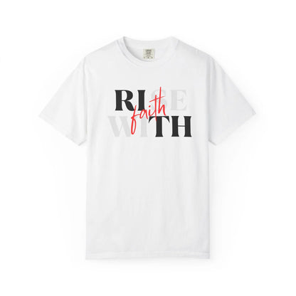 "Rise With Faith" - Inspirational Tee Printify