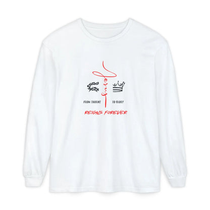 He Reigns Forever Mens Tee Printify