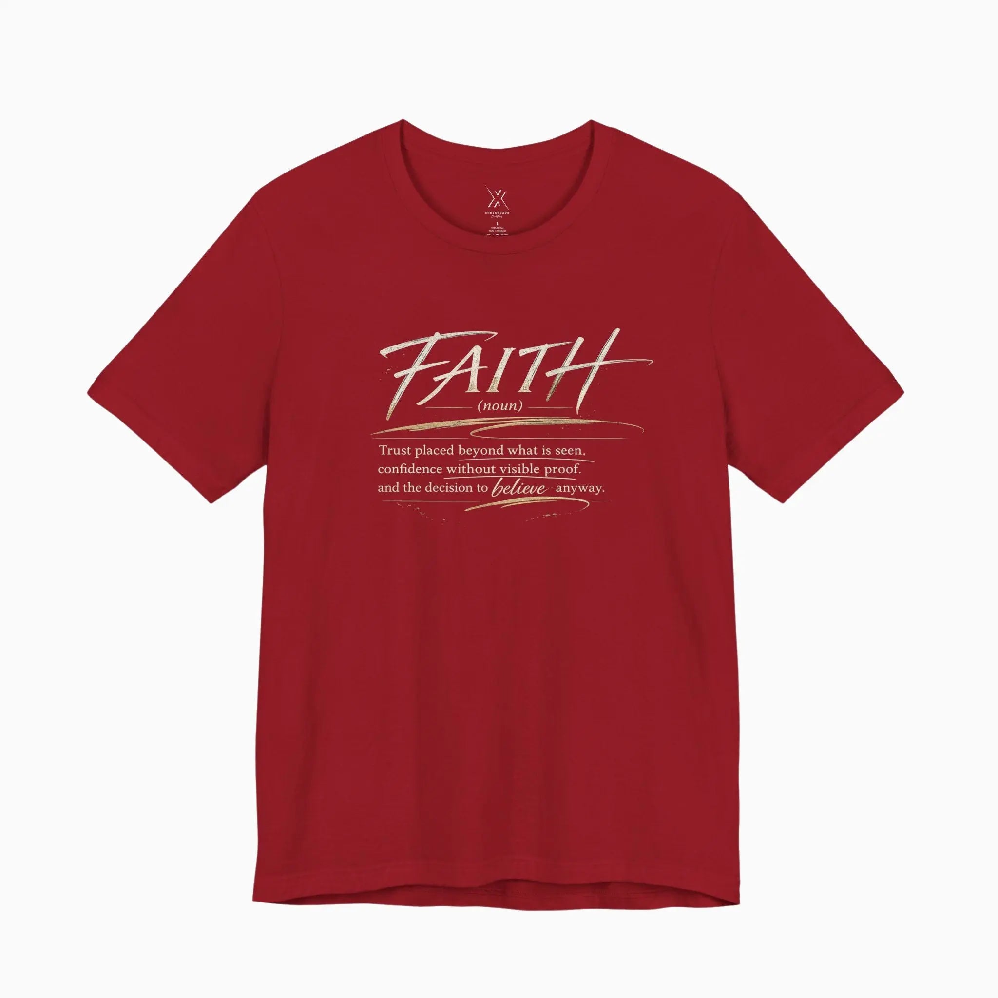 Believe Anyway Tee - Crossroads Creations