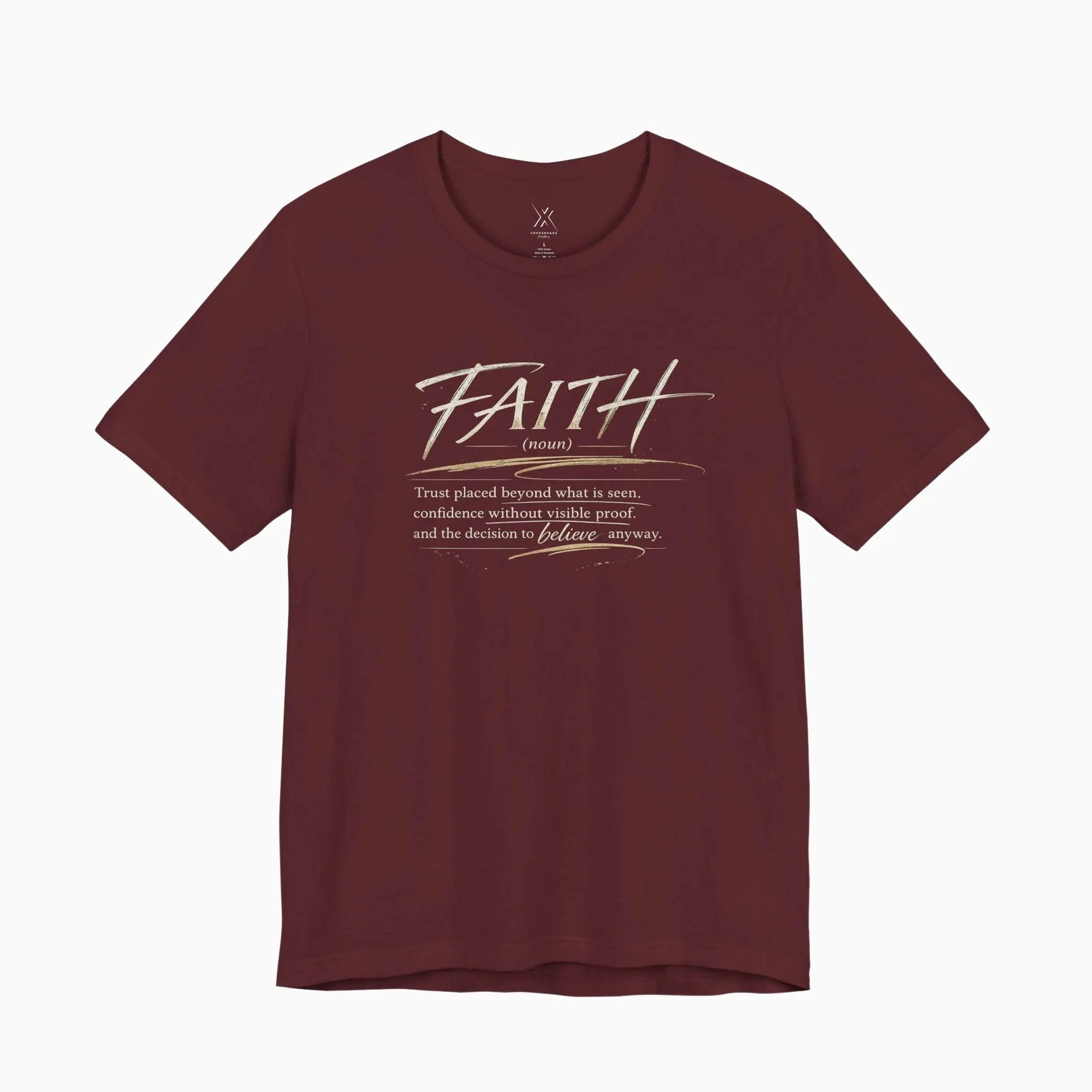 Believe Anyway Tee - Crossroads Creations