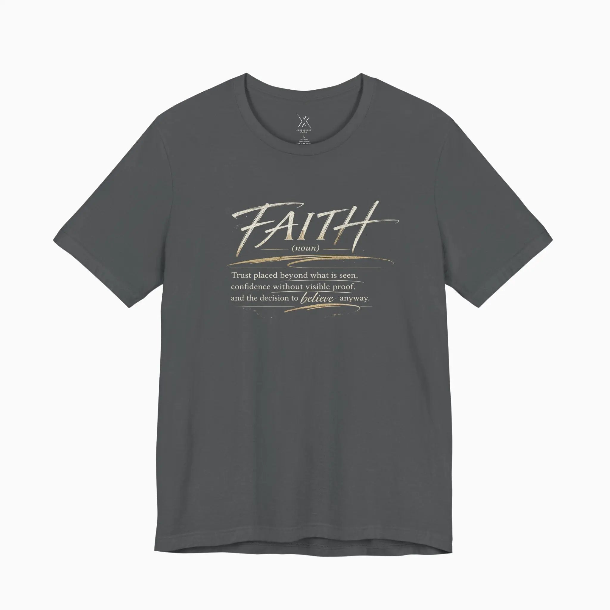 Believe Anyway Tee - Crossroads Creations