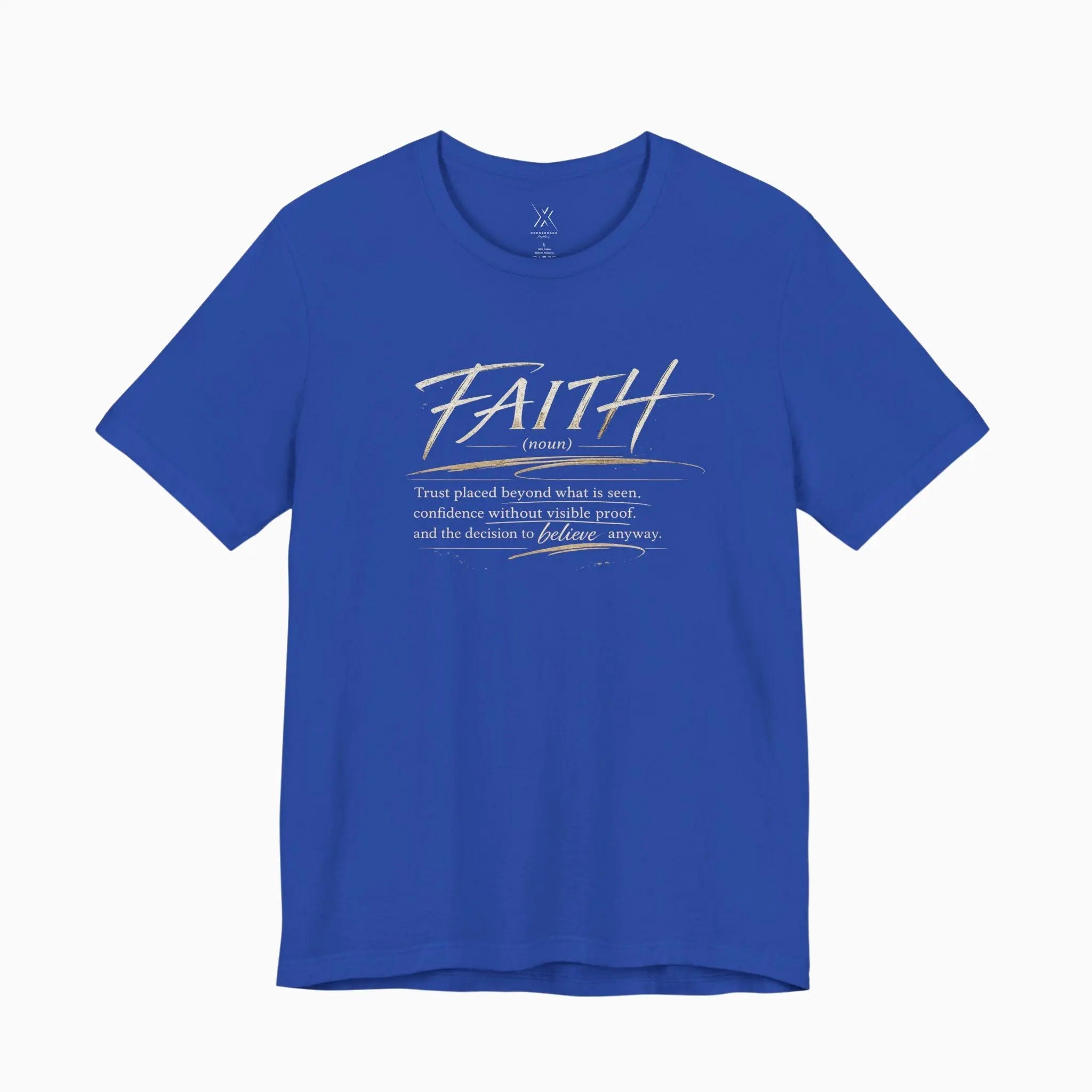 Believe Anyway Tee - Crossroads Creations