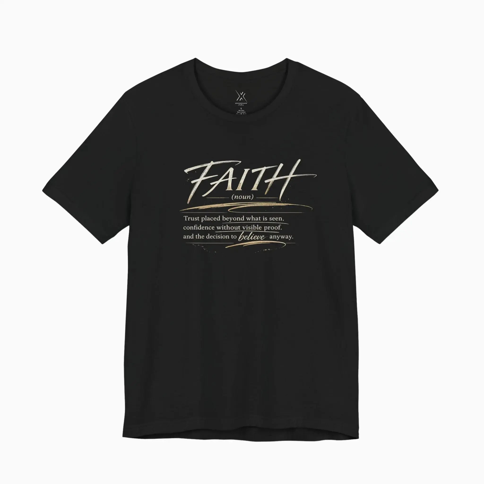 Believe Anyway Tee - Crossroads Creations