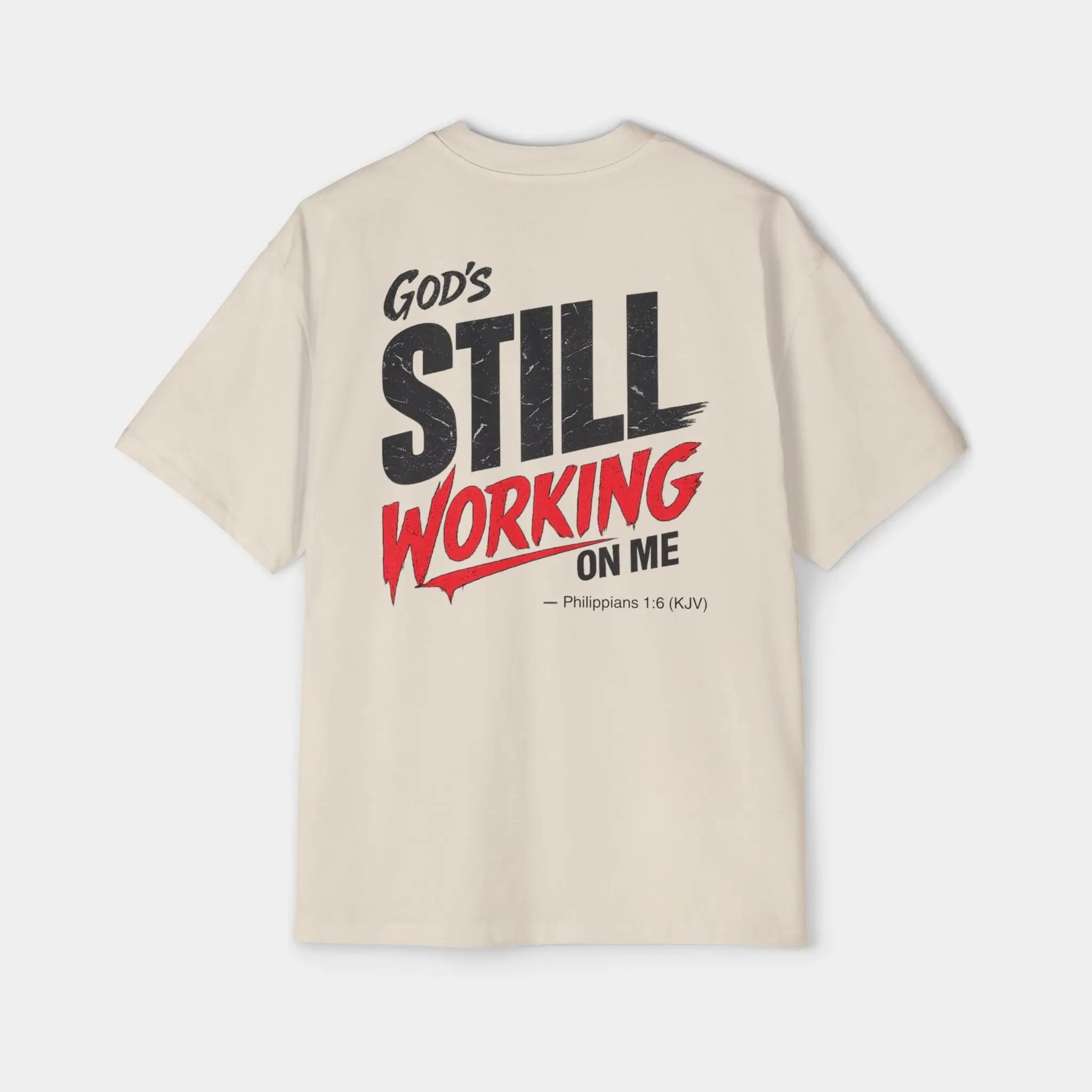 God's Still Working on Me Tee - Crossroads Creations