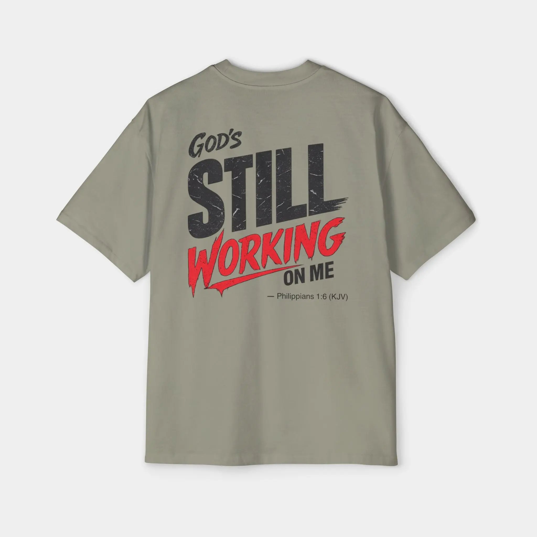 God's Still Working on Me Tee - Crossroads Creations