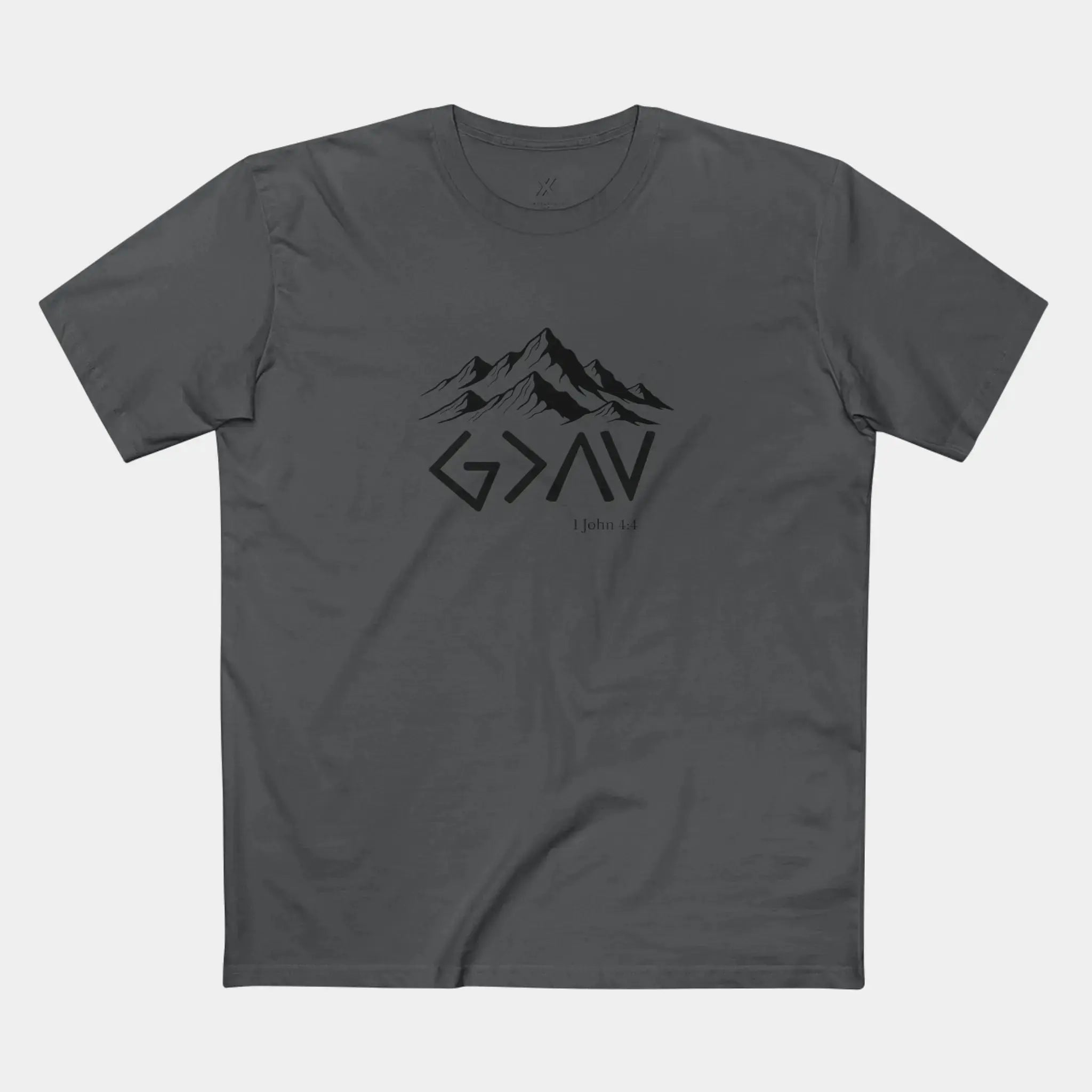 God is Greater Tee - Crossroads Creations