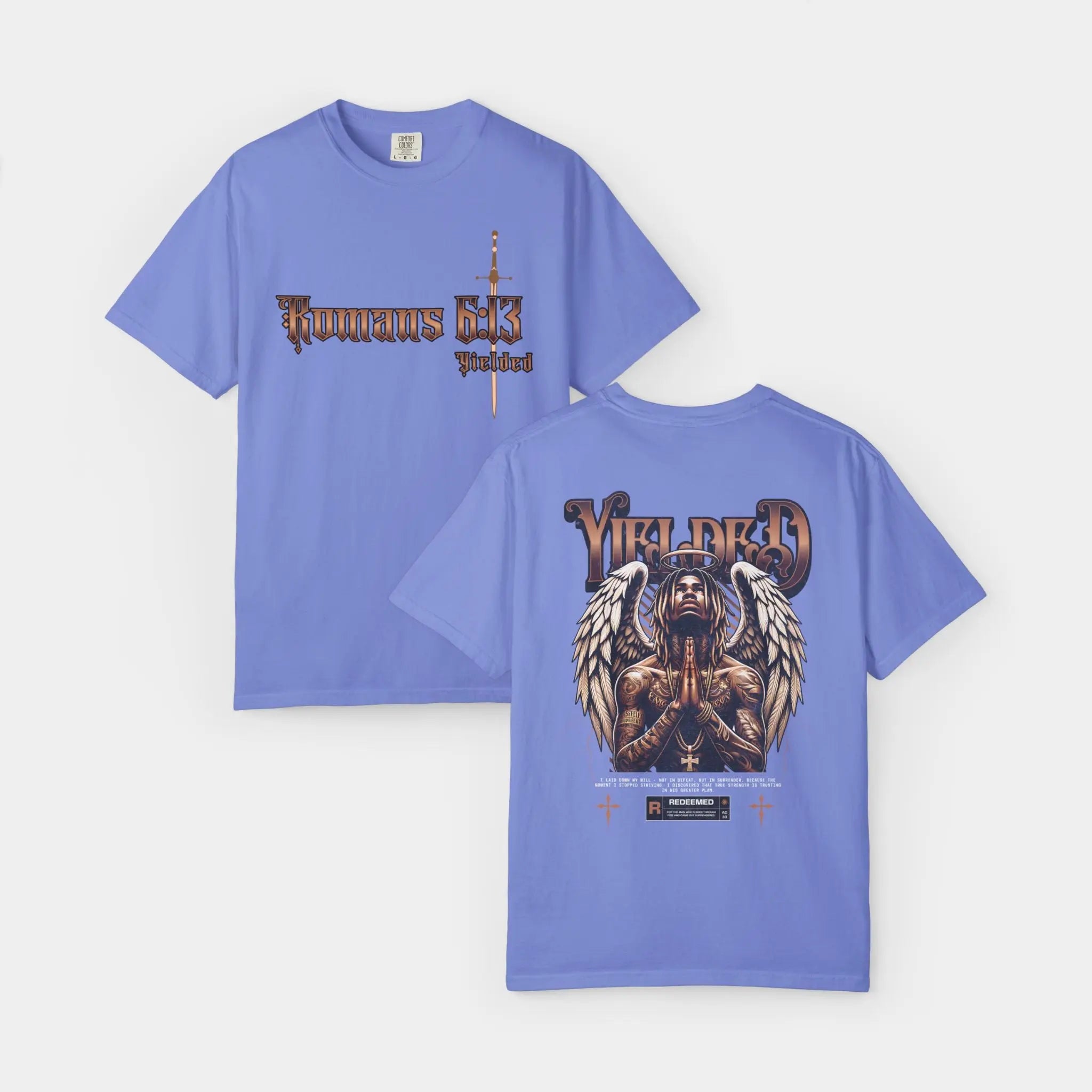 Yielded Redeemed Warrior Tee - Crossroads Creations