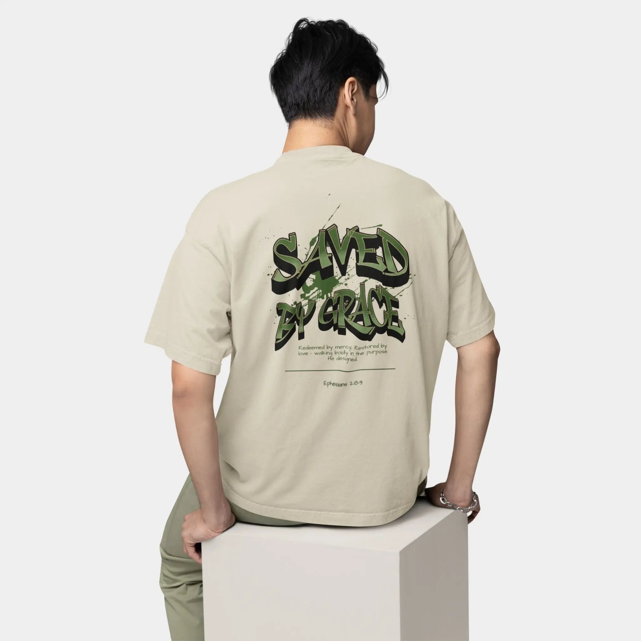 Saved By Grace Tee - Crossroads Creations
