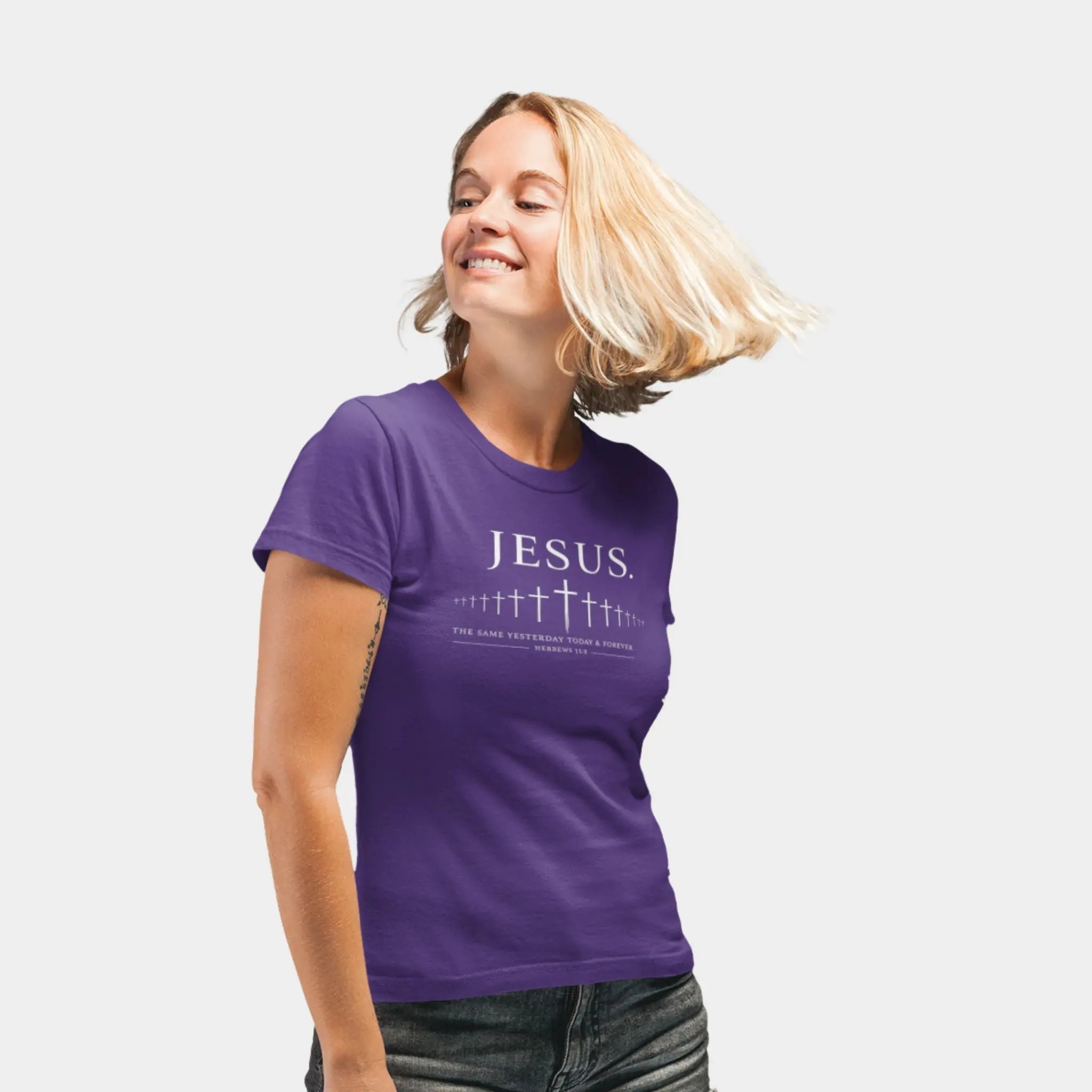 Jesus. Yesterday Today & Forever Tee - Crossroads Creations