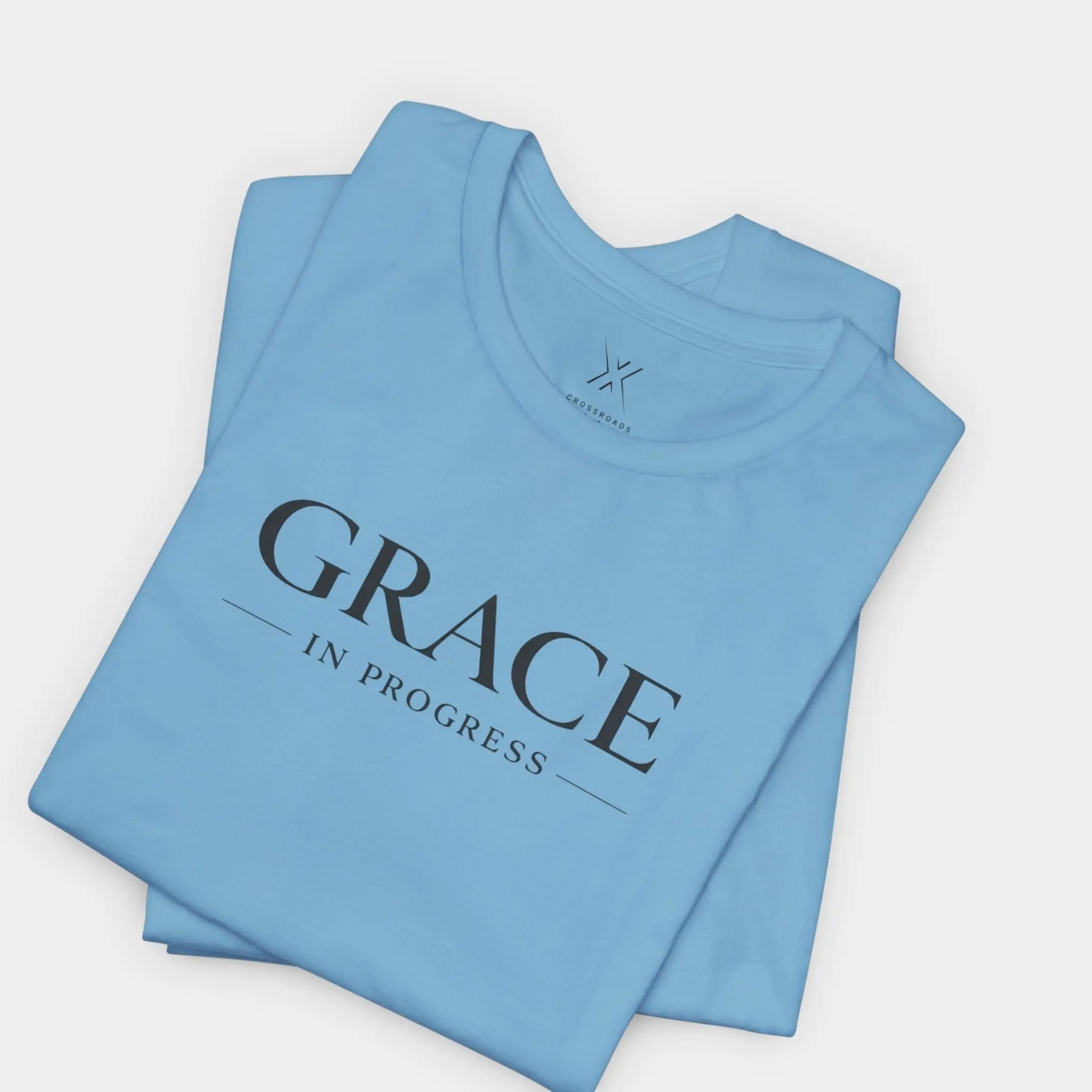 Grace in Progress Tee - Crossroads Creations