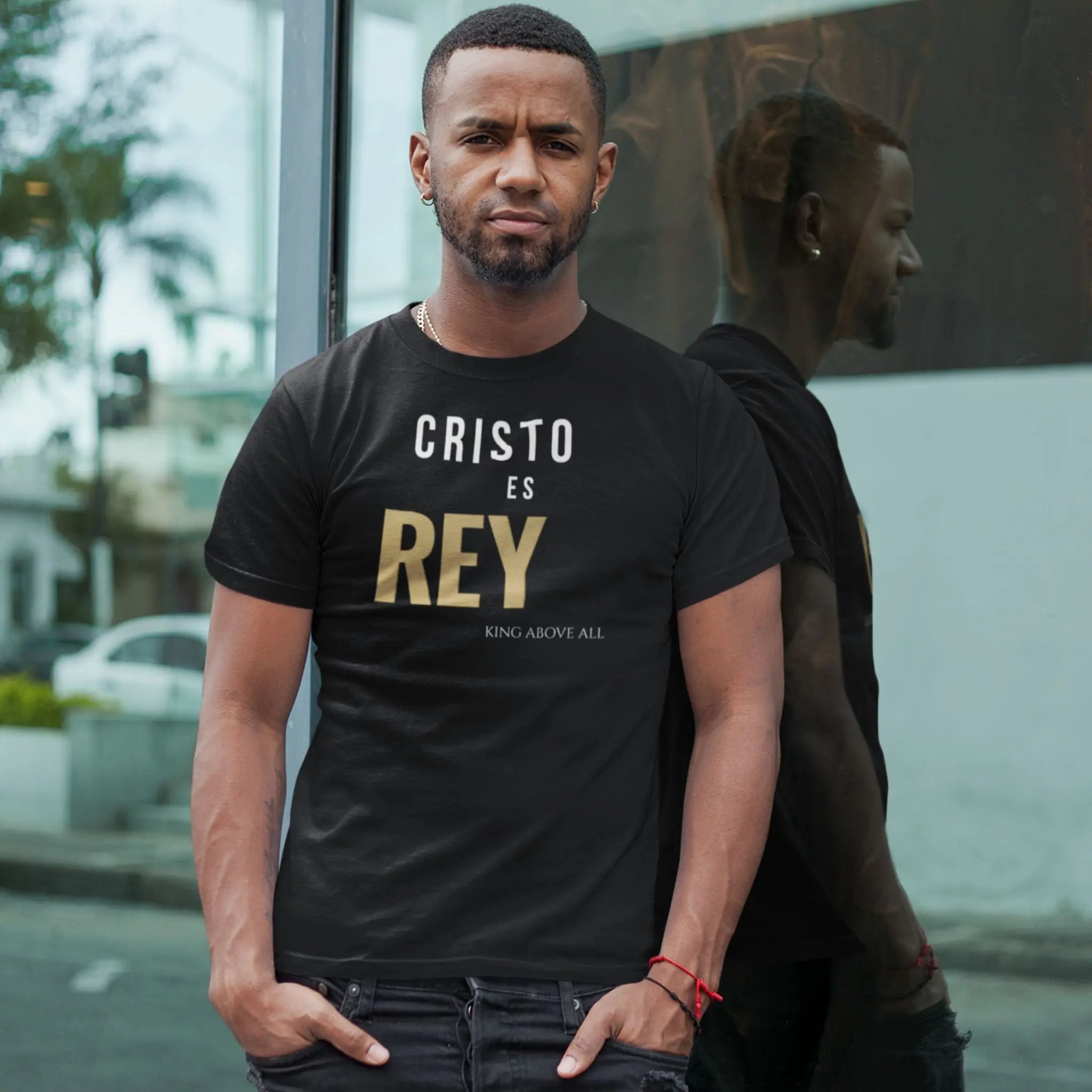 Cristo Es Rey Tee - Crossroads Creations