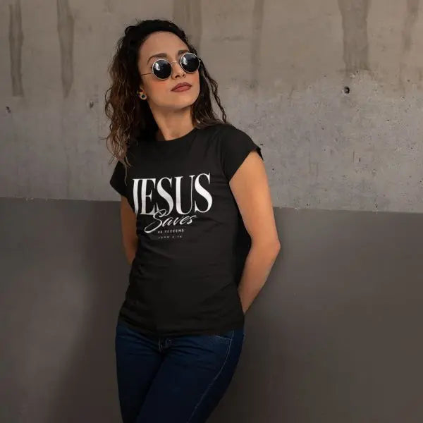 Jesus Saves Tee - Crossroads Creations