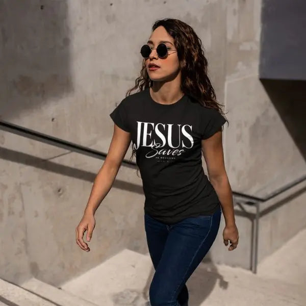 Jesus Saves Tee - Crossroads Creations