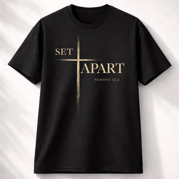 Set Apart Cross Tee - Crossroads Creations