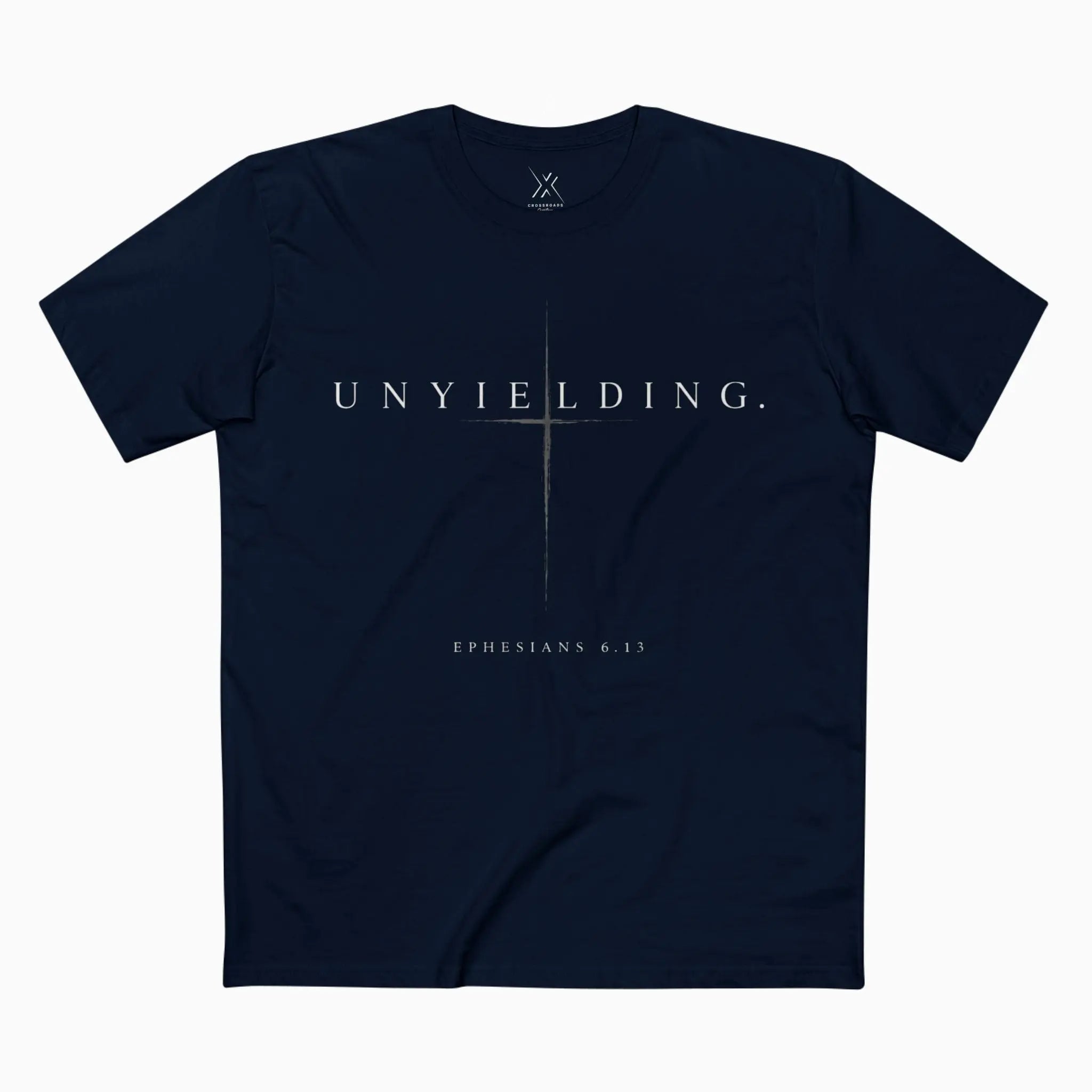 Unyielding Cross Tee - Crossroads Creations