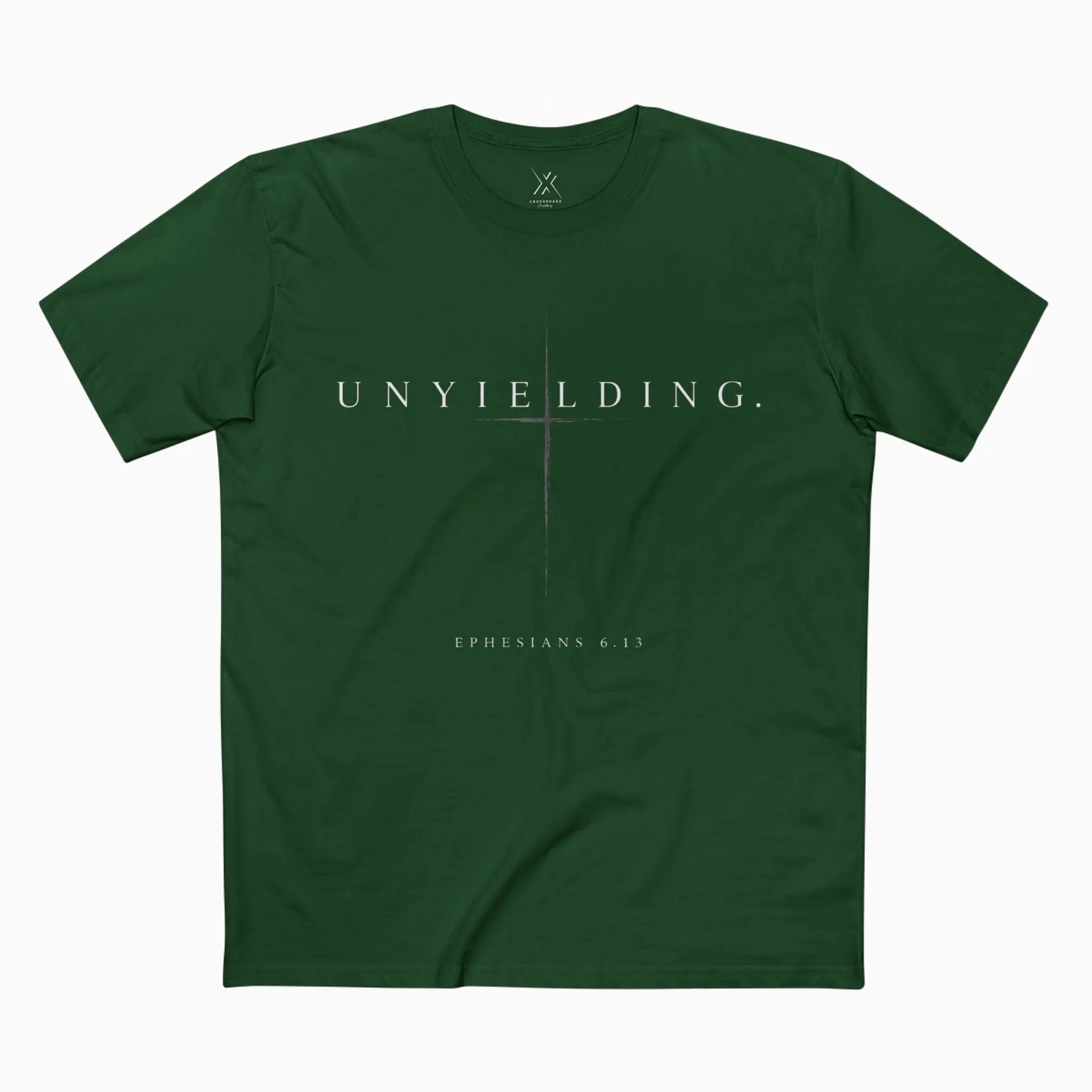 Unyielding Cross Tee - Crossroads Creations