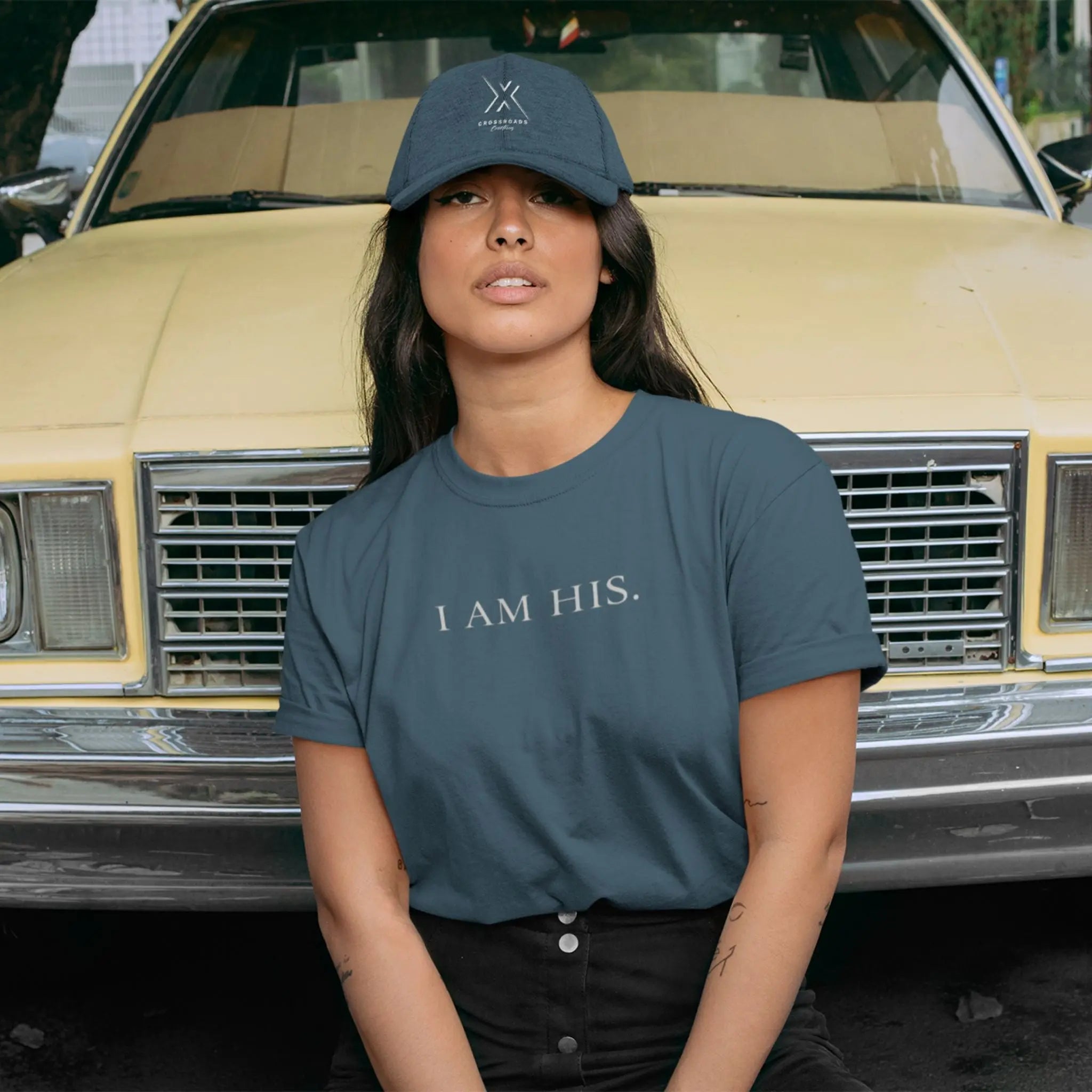 I Am His Tee - Crossroads Creations