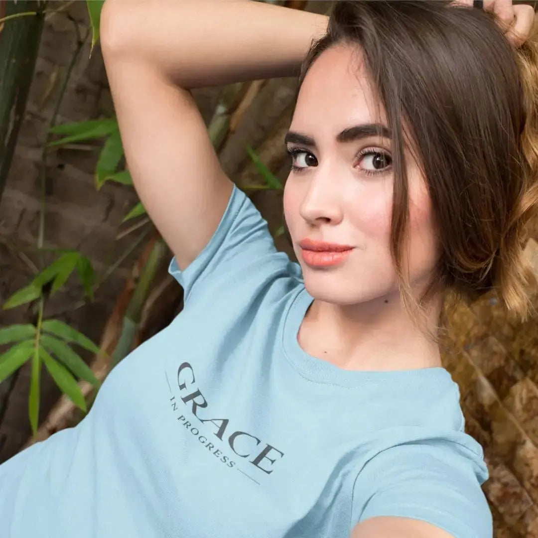 Grace in Progress Tee - Crossroads Creations