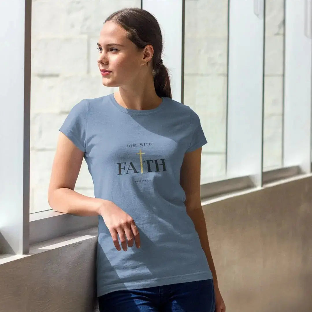Rise With Faith Tee - Crossroads Creations