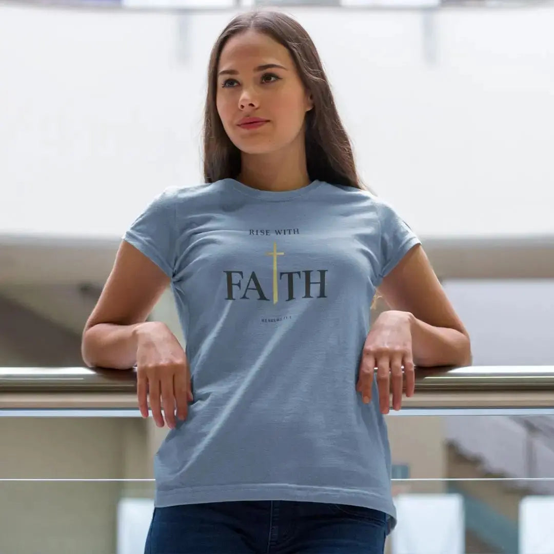 Rise With Faith Tee - Crossroads Creations