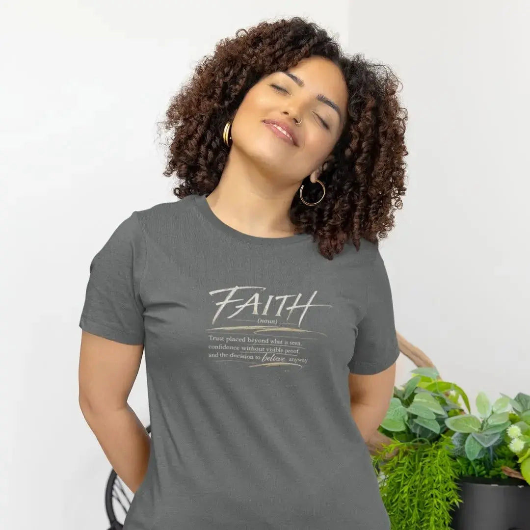 Faith Anyhow Tee - Crossroads Creations