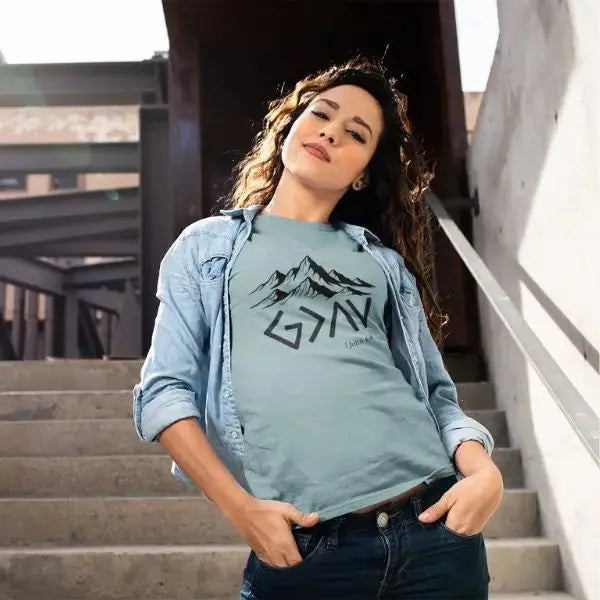 God is Greater Tee - Crossroads Creations