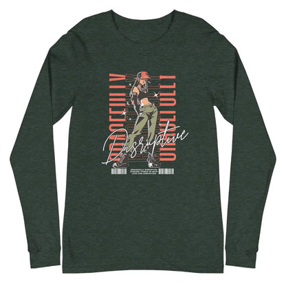 Gracefully Disruptive Women's Long Sleeve Tee Crossroads Creations