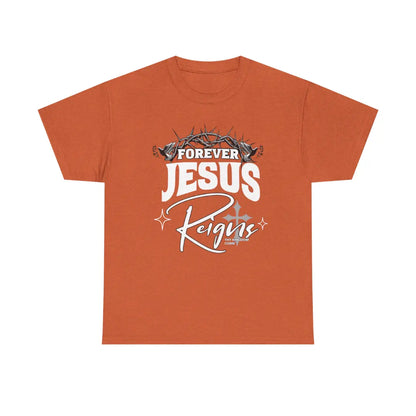 Jesus Reigns Faith Inspired Tee Printify