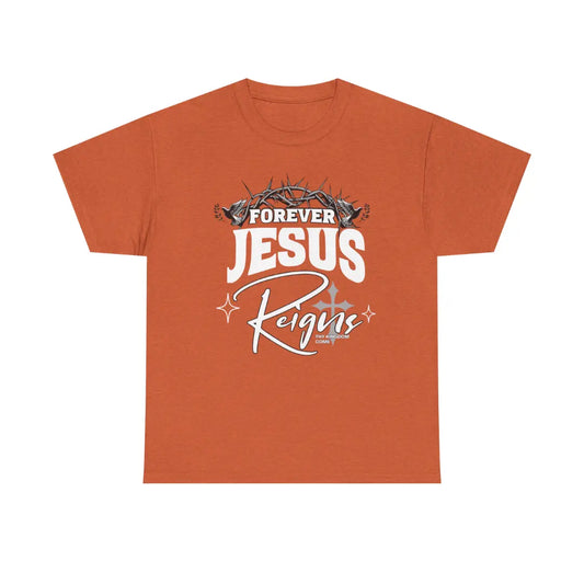 Jesus Reigns Faith Inspired Tee Printify