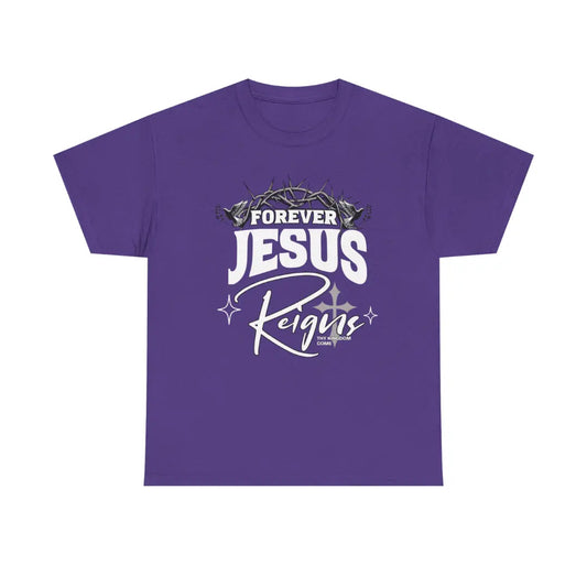 Jesus Reigns Faith Inspired Tee Printify