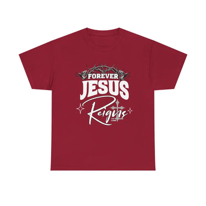 Jesus Reigns Faith Inspired Tee Printify