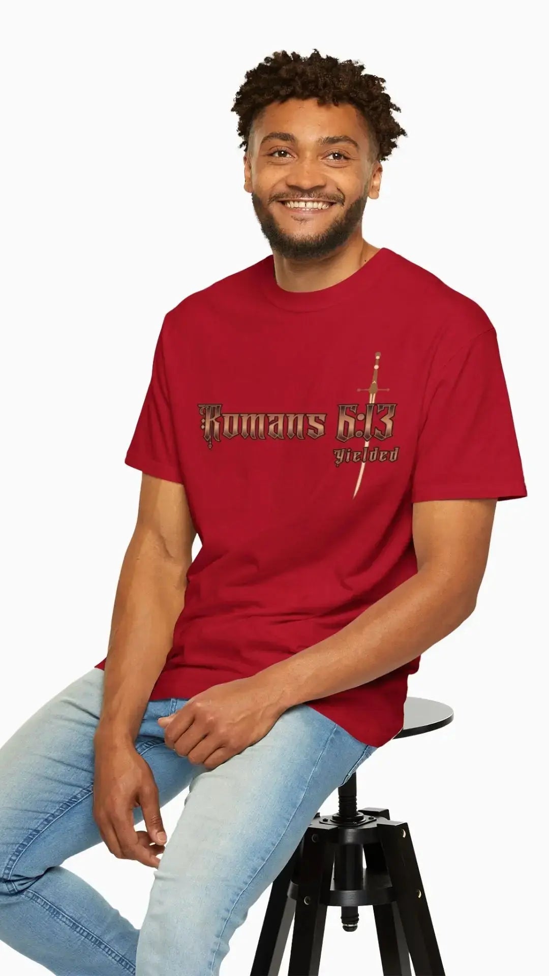 Yielded Redeemed Warrior Tee Printify