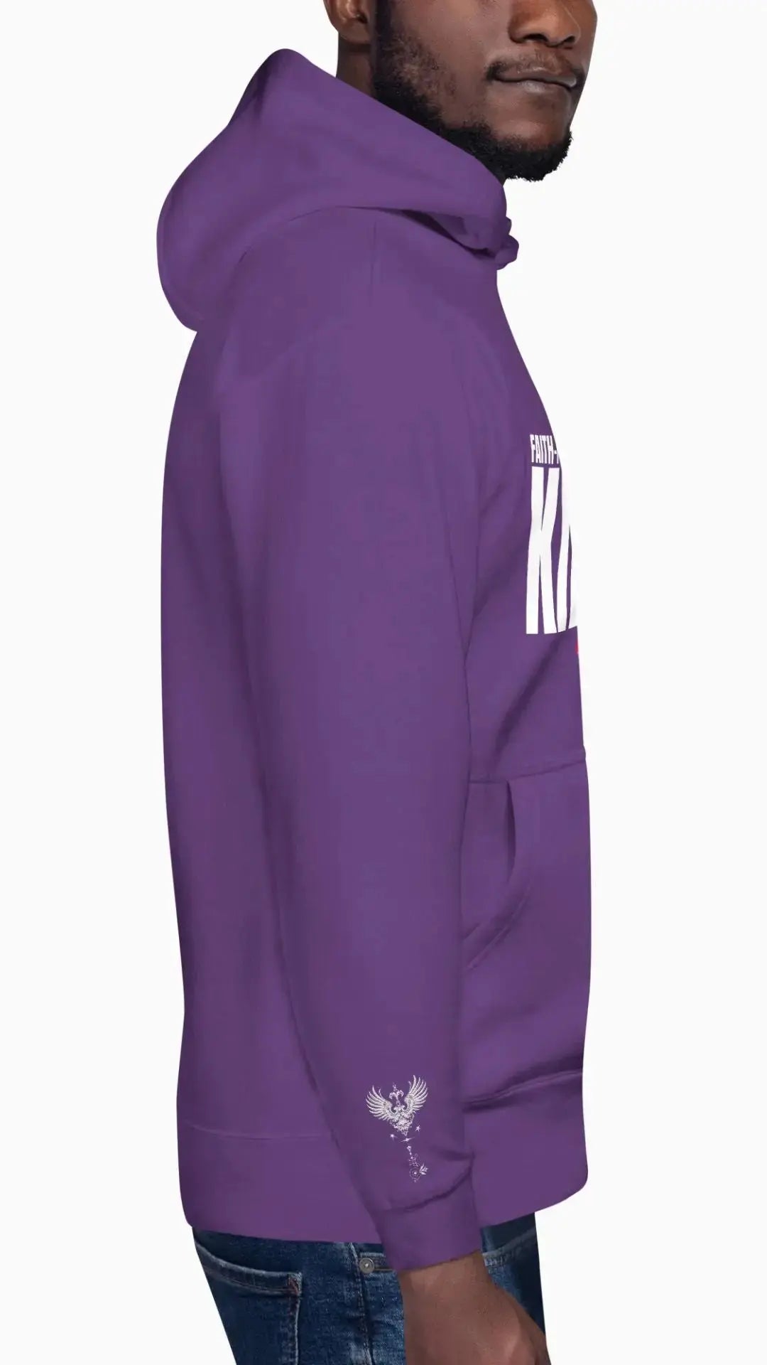 Faith-Fueled King Hoodie Crossroads Creations