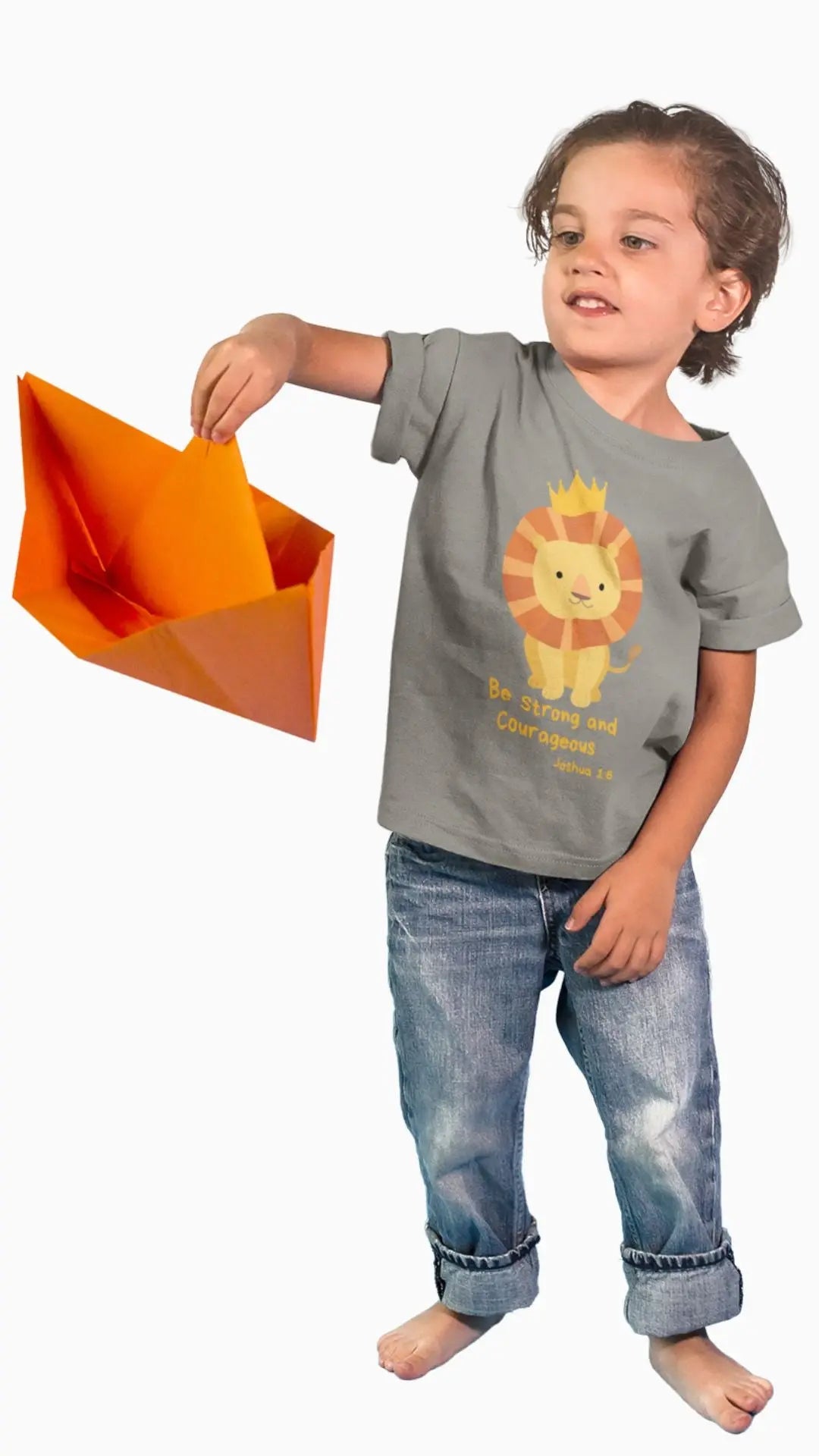 Be Strong & Courageous Toddler Tee