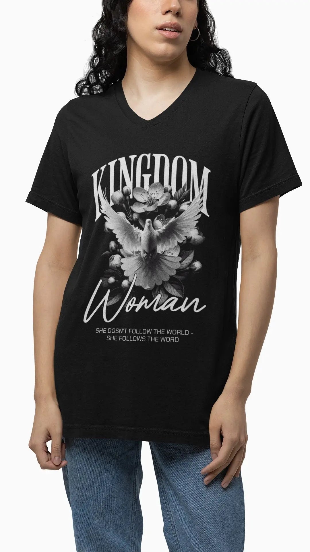 Kingdom Woman V-Neck Tee