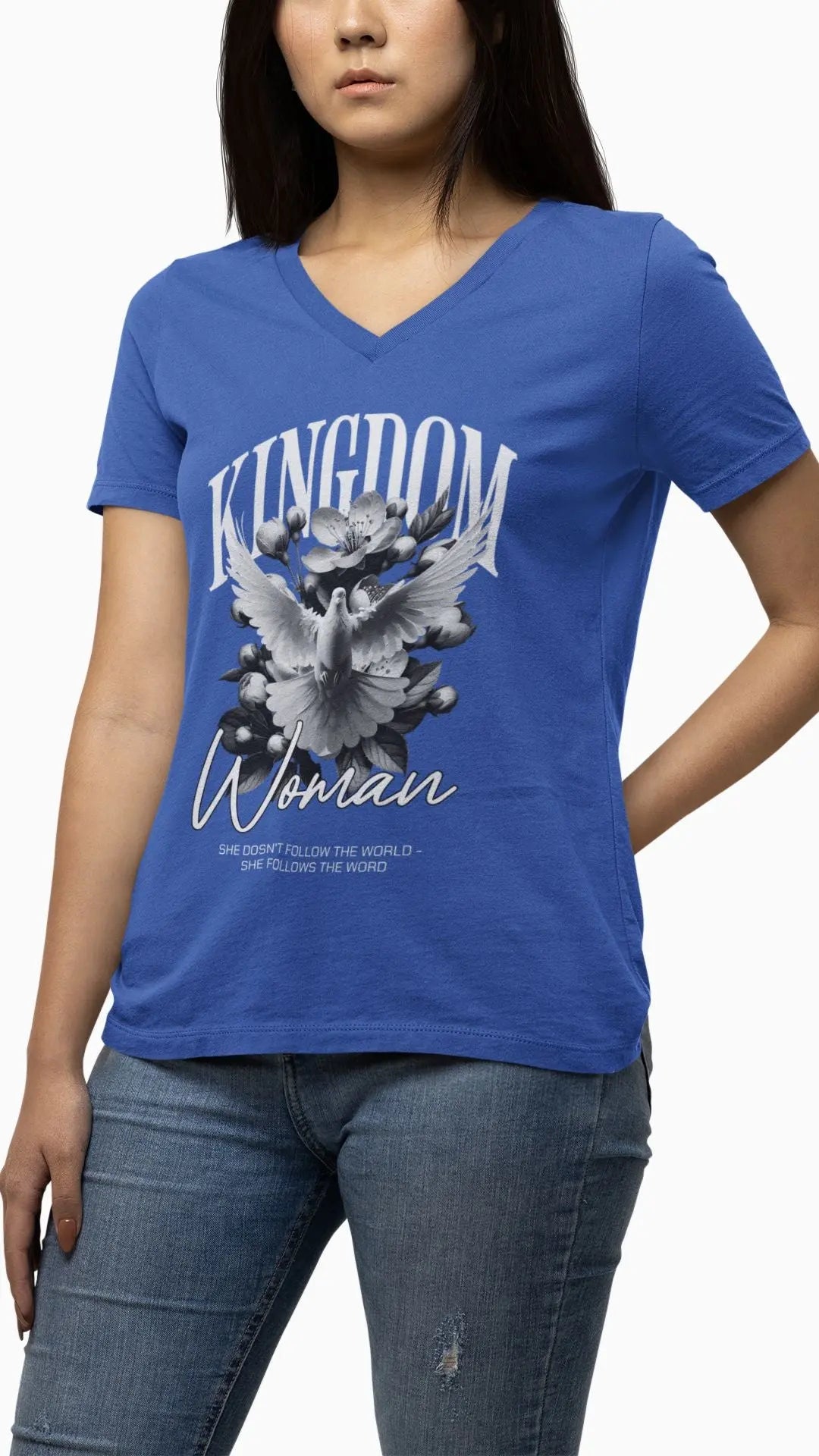 Kingdom Woman V-Neck Tee