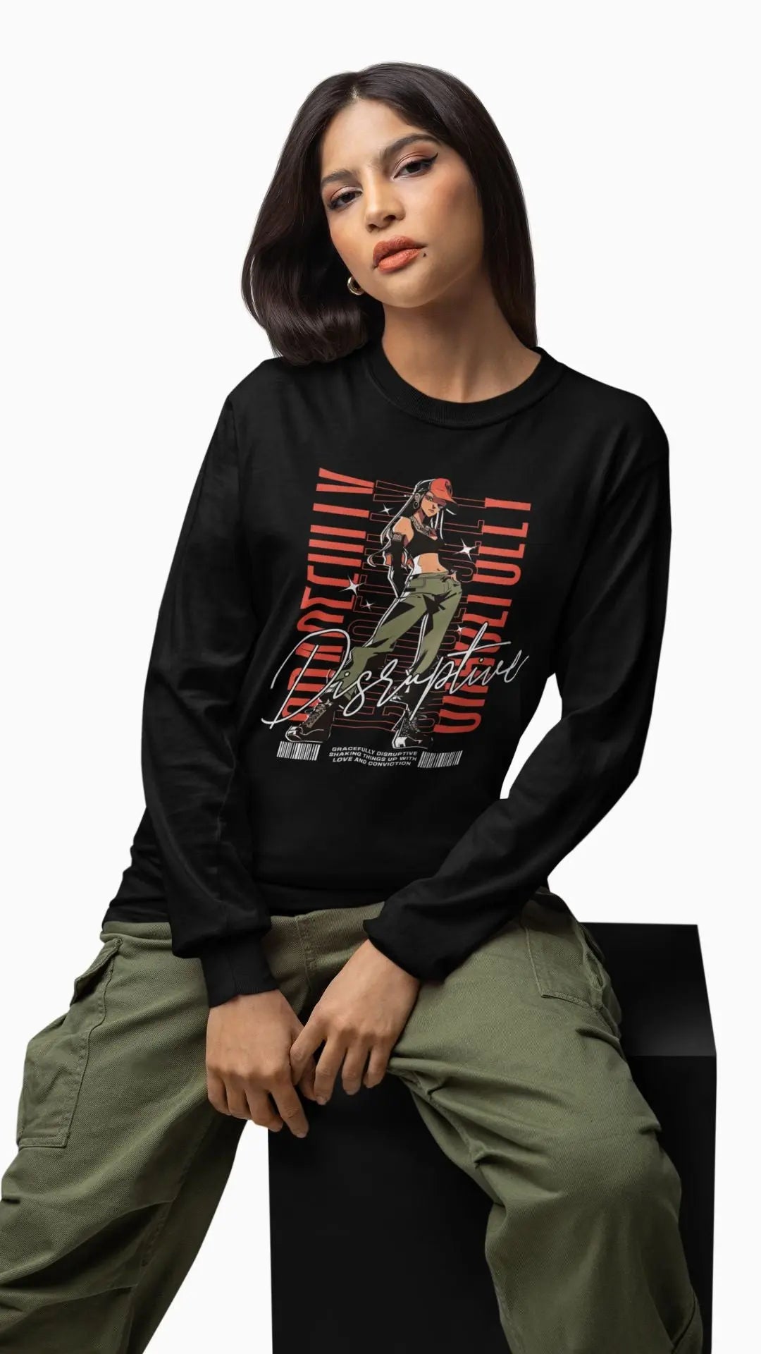 Gracefully Disruptive Women's Long Sleeve Tee