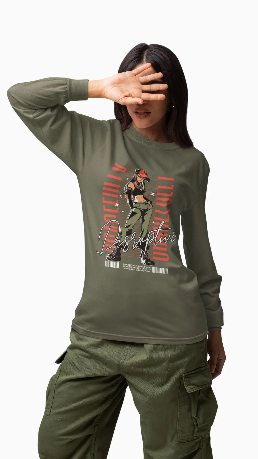 Gracefully Disruptive Women's Long Sleeve Tee