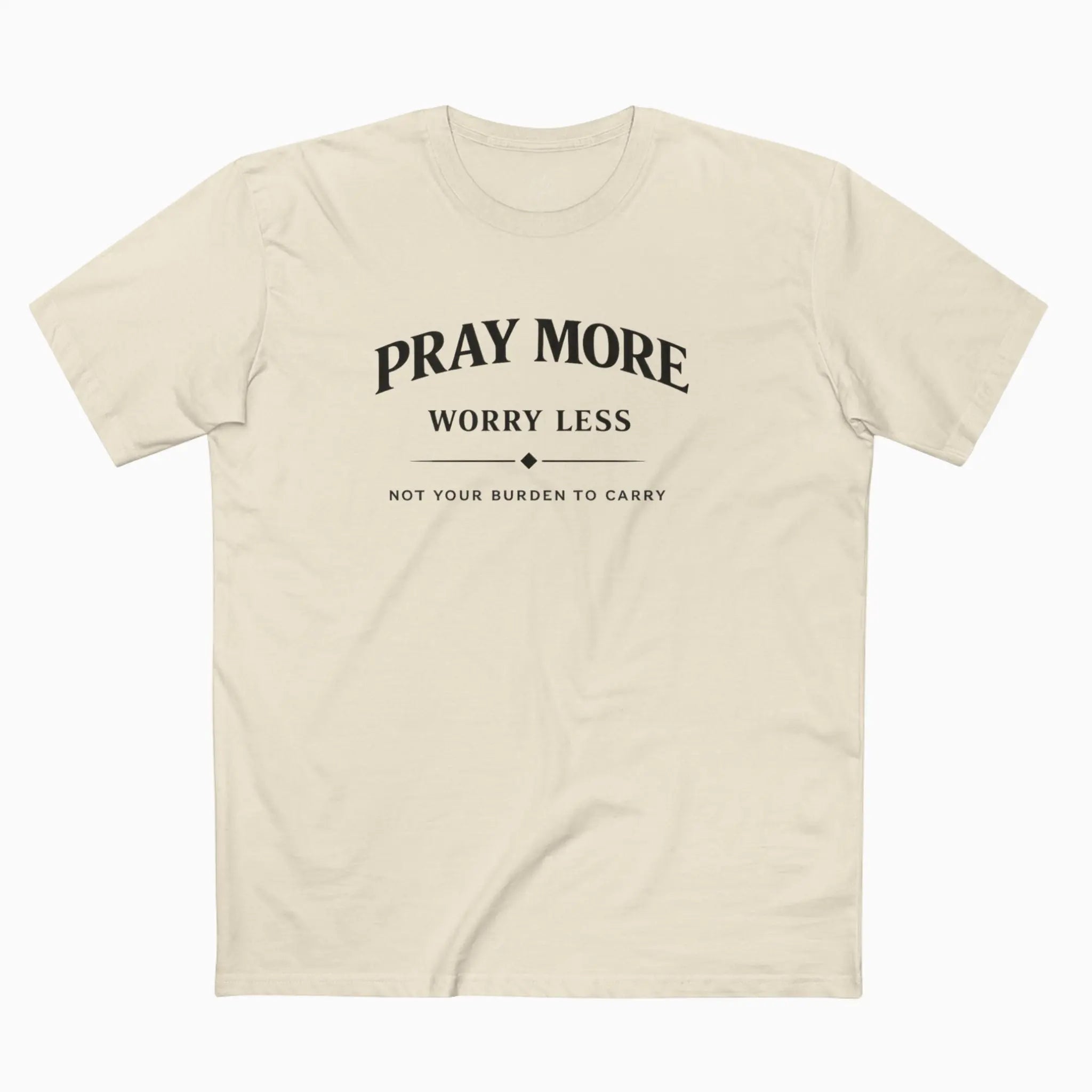 Pray More Worry Less Tee - Crossroads Creations