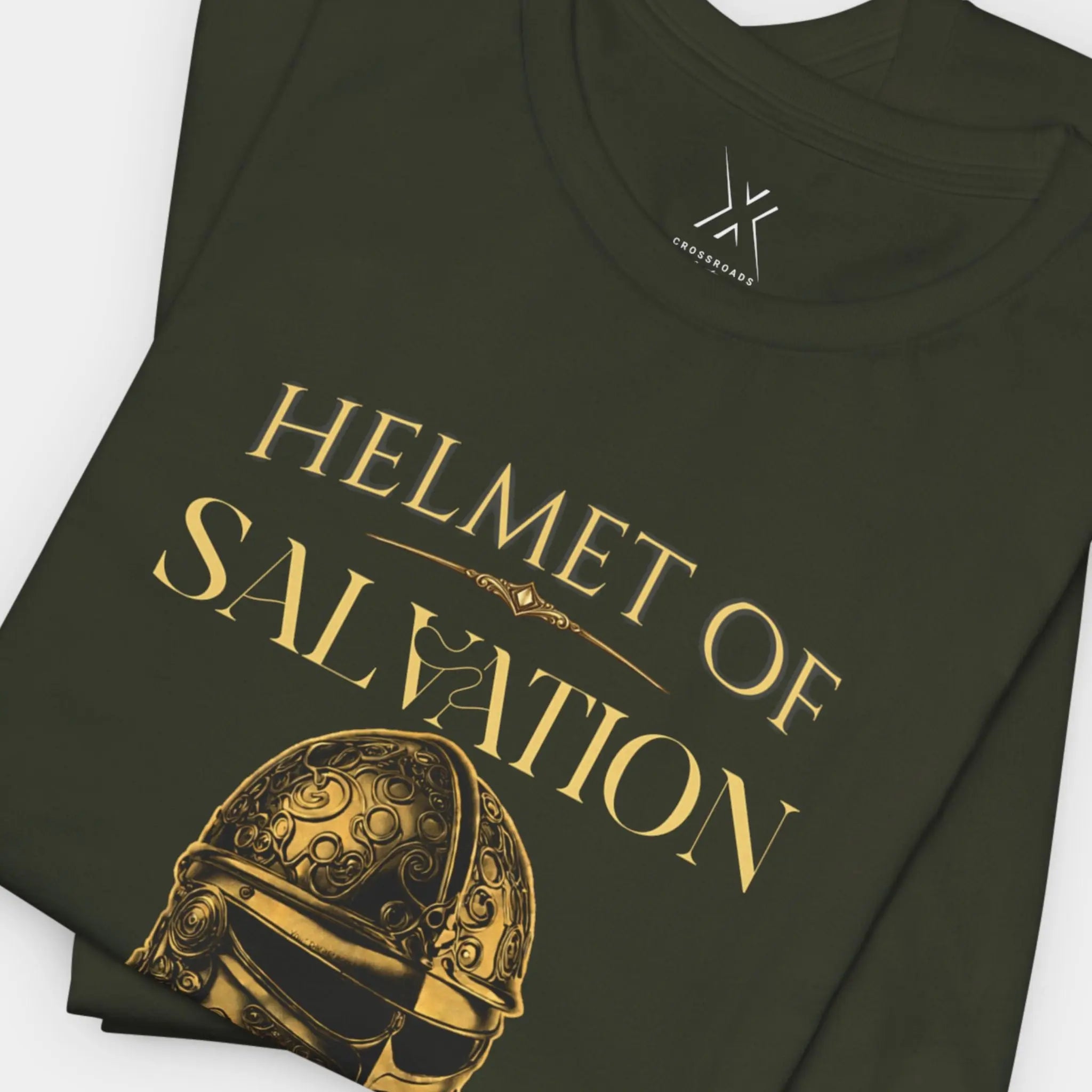 Helmet of Salvation Tee - Crossroads Creations
