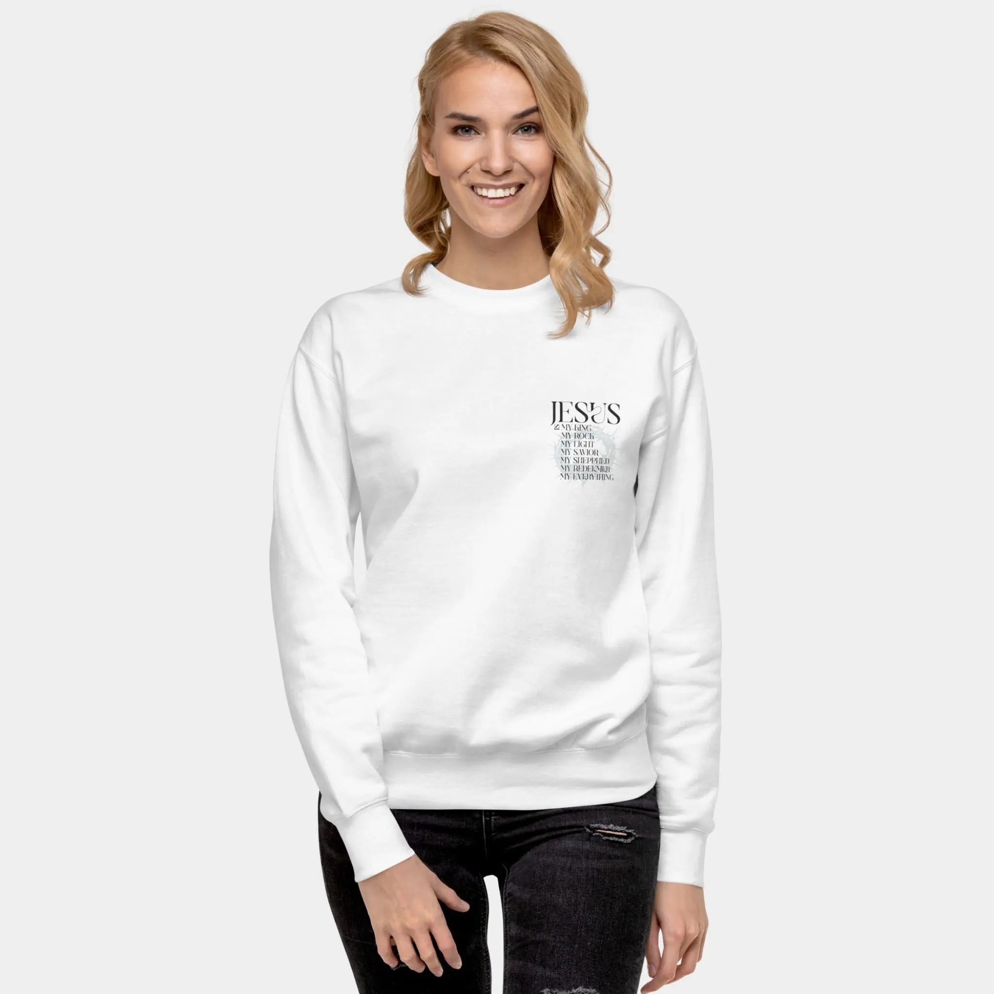 Jesus My Everything - White - Crossroads Creations